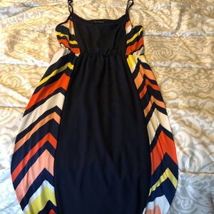 Chevron Maxi Dress size L